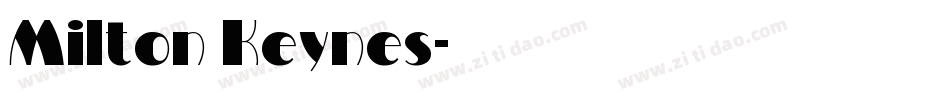 Milton Keynes字体转换